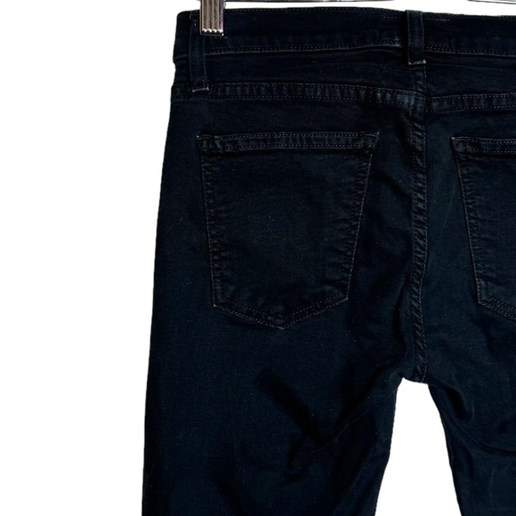 Current/Elliott The Ankle Skinny Jet Black Mid Rise Jeans Stretch Denim 27 - Picture 10 of 16